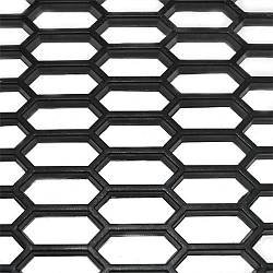 Сетка бампера 120х40 см пластиковая, чёрная, крупная