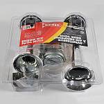 Сигнал звуковой воздушный двухрожковый, хром (комплект) Сигнал звуковой воздушный двухрожковый, хром (комплект)