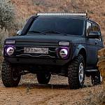 Решётка радиатора RAPTOR чёрная матовая LADA 4x4 /Нива/