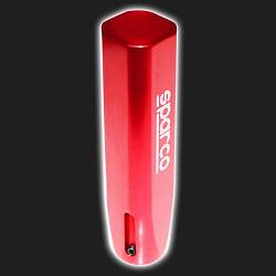 Ручка КПП универсальная SPARCO Style длинная /алюминиевая, красная/