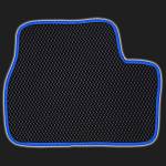 Коврики салона EVA чёрные с синей окантовкой ВАЗ 2110-2112, 2170-2172 /Лада-Приора/ (комплект)