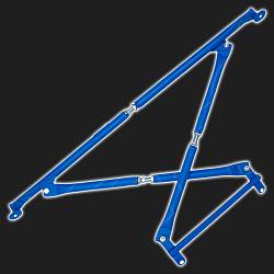 Усилитель кузова задний GTS ВАЗ 2111, 2112, 2171, 2172 /Лада-Приора универсал, хэтчбек/