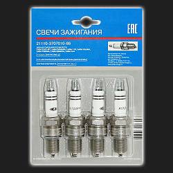 Свечи зажигания Оригинал /инжектор  8V/ ВАЗ 2104-2107, 2108-21099, 2110-2112, 2113-2115, Калина, Приора, Гранта, Ларгус, LADA 4x4, Niva Legend, Chevrolet NIVA, Niva Travel (4 штуки)