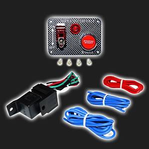 Панель зажигания, с индикатором, под карбон Панель зажигания, с индикатором, под карбон