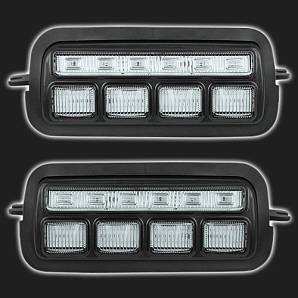 Подфарники светодиодные ТЮН-АВТО Style с бегающим поворотником и ДХО ВАЗ 2121-2131 /Нива/, NIVA Legend (2 штуки)