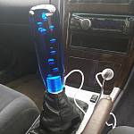 Ручка КПП универсальная JDM style синяя L-150 мм Ручка КПП универсальная JDM style синяя L-150 мм