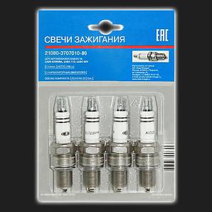 Свечи зажигания Оригинал /карбюратор/ ВАЗ 2108-21099, 2110, 2111, 2115, Нива (4 штуки)
