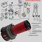 Сигнал звуковой воздушный трёхрожковый, хром (комплект) Сигнал звуковой воздушный трёхрожковый, хром (комплект)