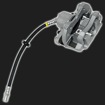 Суппорт тормозной в сборе LGR  ВАЗ 2110 R13 левый