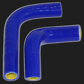 Шланги отопителя силиконовые ВАЗ 2101-2107 /карбюратор/ синие (2 штуки)
