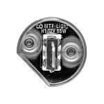 Лампа галогенная  H1 MTF Light AURUM 3000K 55W (2 штуки)