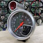 Прибор KET GAUGE тахометр /125 мм/, внешняя вспышка, карбон. циферблат, на подставке, 0-11000 RPM Прибор KET GAUGE тахометр /125 мм/, внешняя вспышка, карбон. циферблат, на подставке, 0-11000 RPM