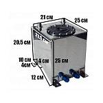 Бак топливный алюминиевый SPORT /10 л/