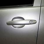 Комплект наружных ручек дверей ТЮН-АВТО ВАЗ 2123 /Нива-Шевроле/, NIVA Travel неокрашенные, чёрные (5 штук)