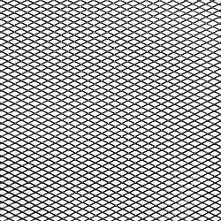 Сетка бампера 100х30 см алюминиевая, чёрная,  мелкая