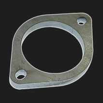 Фланец выпускной системы (под 2 болта) D=76 мм