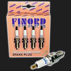 Свечи зажигания FINORD Iridium /карбюратор/ ВАЗ 2108-21099, 2110, 2111, 2115, Нива (4 штуки)