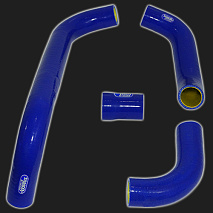 Шланги радиатора охлаждения силиконовые ВАЗ 2104, 2105, 2107 /карбюратор, алюминиевый радиатор/ синие CS-20 PROFI (4 штуки)