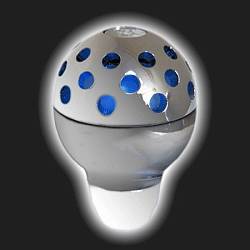 Ручка КПП универсальная PROSPORT LED 7-colors /шар с перфорацией, хром, семицветная подсветка/