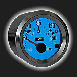 Прибор AUTO GAUGE температуры масла /52 мм/ с люминесцентной подсветкой