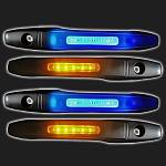 Комплект наружных ручек дверей TORINO ВАЗ 2109, 21099, 2114, 2115 окрашенные, с LED подсветкой (4 штуки)