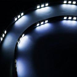 Подсветка ленточная светодиодная DRL белая /длина 28 см/ (2 штуки)