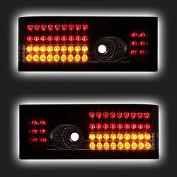 Фонари задние светодиодные OSVAR Style чёрные ВАЗ 2108, 2109, 21099, 2113, 2114 (2 штуки)