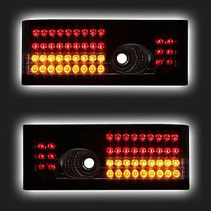 Фонари задние светодиодные OSVAR Style чёрные ВАЗ 2108, 2109, 21099, 2113, 2114 (2 штуки)