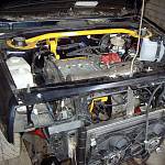 Растяжка передних стоек с доп. опорой двигателя 16V ТехноМастер ВАЗ 2108-21099, 2110-2112, 2113-2115